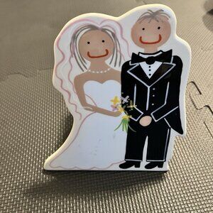 Coton Colors Happy Everything Big Bride & Groom Attachment, Large, 6.75" x 7.5"